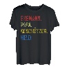 Herren Ehemann Papa Beschützer Held - Lustiges Ehemann Vater T-Shirt