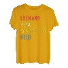 Herren Ehemann Papa Beschützer Held - Lustiges Ehemann Vater T-Shirt