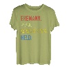 Herren Ehemann Papa Beschützer Held - Lustiges Ehemann Vater T-Shirt