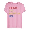 Herren Ehemann Papa Beschützer Held - Lustiges Ehemann Vater T-Shirt