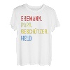 Herren Ehemann Papa Beschützer Held - Lustiges Ehemann Vater T-Shirt