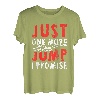 Just One More Spring-Fallschirmspringen Skydiver Fallschirmspringen T-Shirt