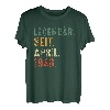 77. Geburtstag Geschenk Mann Mythos Legende April 1946 T-Shirt