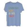 77. Geburtstag Geschenk Mann Mythos Legende April 1946 T-Shirt