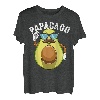 Vater Avocado Papacado Avocado männliche Avocado Vatertag T-Shirt