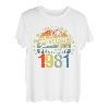 Vintage 41 Years Old Februar 1981 Dekorationen 41. Geburtstag T-Shirt
