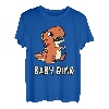 Kinder 6 Jahre Junge/Mädchen Baby Dino T-Shirt