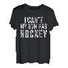 I Can't My Son Has Hockey Mom, lustiger Vintage-Look T-Shirt