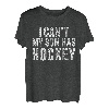 I Can't My Son Has Hockey Mom, lustiger Vintage-Look T-Shirt