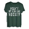 I Can't My Son Has Hockey Mom, lustiger Vintage-Look T-Shirt