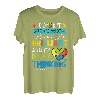 I Dont Speak Much Brilliant Autism Autistic Jungen Mädchen Geschenk T-Shirt