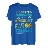 I Dont Speak Much Brilliant Autism Autistic Jungen Mädchen Geschenk T-Shirt