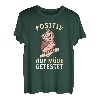 Eule Positiv Auf Müde Getestet Nachtschicht Krankenschwester T-Shirt