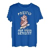 Eule Positiv Auf Müde Getestet Nachtschicht Krankenschwester T-Shirt