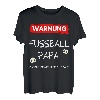 Herren Warnung Lauter Hapfox Spruch Vater Geschenk Fußball T-Shirt