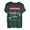 Herren Warnung Lauter Hapfox Spruch Vater Geschenk Fußball T-Shirt