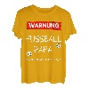 Herren Warnung Lauter Hapfox Spruch Vater Geschenk Fußball T-Shirt
