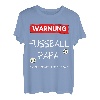 Herren Warnung Lauter Hapfox Spruch Vater Geschenk Fußball T-Shirt