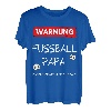 Herren Warnung Lauter Hapfox Spruch Vater Geschenk Fußball T-Shirt
