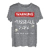 Herren Warnung Lauter Hapfox Spruch Vater Geschenk Fußball T-Shirt