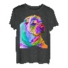 Shar Pei Pop Art buntes Porträt für Hundebesitzer T-Shirt