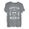 Herren Julius Name Geschenk-Idee Geburtstag Lustiger Spruch T-Shirt