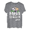 Herren Papas Schlafshirt Pyjama Schalfanzug Nachthemd Panda Schlaf T-Shirt