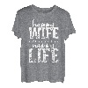 Happy Wife Happy Life lustiges Geschenk für Ehemänner T-Shirt