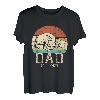 Herren Vintage Dad Est. 2023 Dad To Be Geschenke New Dad Vatertag T-Shirt