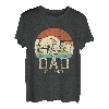 Herren Vintage Dad Est. 2023 Dad To Be Geschenke New Dad Vatertag T-Shirt