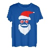 Vintage Weihnachtsmann Gesicht Weihnachten Weihnachtsmann Bart Herren T-Shirt