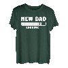 New Dad Loading Gender Reveal Pregnancy Ankündigung T-Shirt