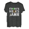 FROHES NEUES JAHR: Guter Wunsch mit Glückssymbolen T-Shirt