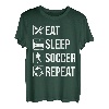 Eat Sleep Soccer Repeat T Shirt Gift For Football Player T-Shirt