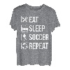 Eat Sleep Soccer Repeat T Shirt Gift For Football Player T-Shirt
