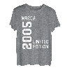 2005 März Limited Edition Happy Birthday Party Funny T-Shirt