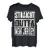 Straight Outta New Jersey Hemd Patriotic New Jersey State T-Shirt