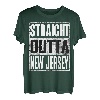 Straight Outta New Jersey Hemd Patriotic New Jersey State T-Shirt