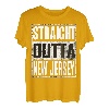 Straight Outta New Jersey Hemd Patriotic New Jersey State T-Shirt