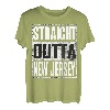 Straight Outta New Jersey Hemd Patriotic New Jersey State T-Shirt
