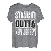 Straight Outta New Jersey Hemd Patriotic New Jersey State T-Shirt