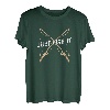 Herren Angler Fischer Papa just fish it T-Shirt | Shirt Geschenk T-Shirt