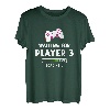 Waiting For Player 3 2023 Loading Schwangerschaft Gamer T-Shirt