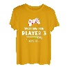 Waiting For Player 3 2023 Loading Schwangerschaft Gamer T-Shirt
