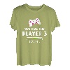 Waiting For Player 3 2023 Loading Schwangerschaft Gamer T-Shirt