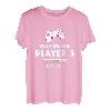 Waiting For Player 3 2023 Loading Schwangerschaft Gamer T-Shirt