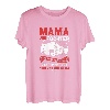 Mama & Tochter (rote Schrift) T-Shirt Geschenk Weihnachten