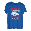 Mama & Tochter (rote Schrift) T-Shirt Geschenk Weihnachten