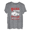 Mama & Tochter (rote Schrift) T-Shirt Geschenk Weihnachten