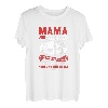 Mama & Tochter (rote Schrift) T-Shirt Geschenk Weihnachten